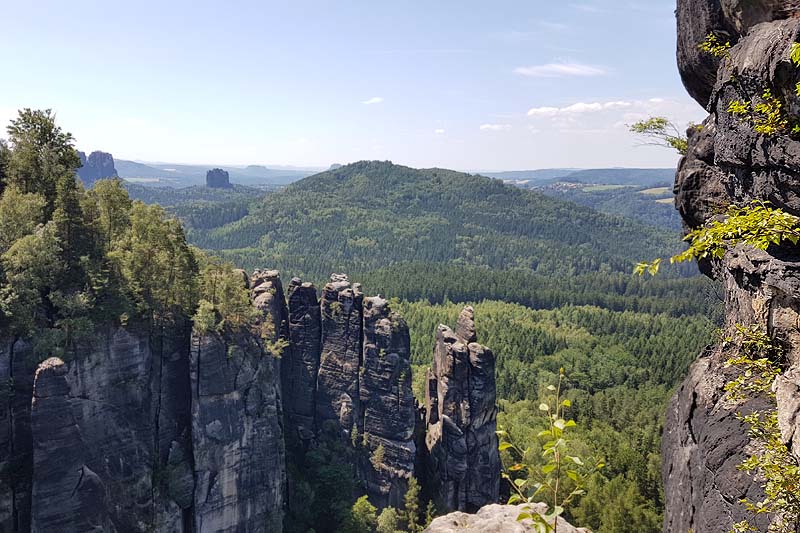 Blick über die Affensteinpromenade